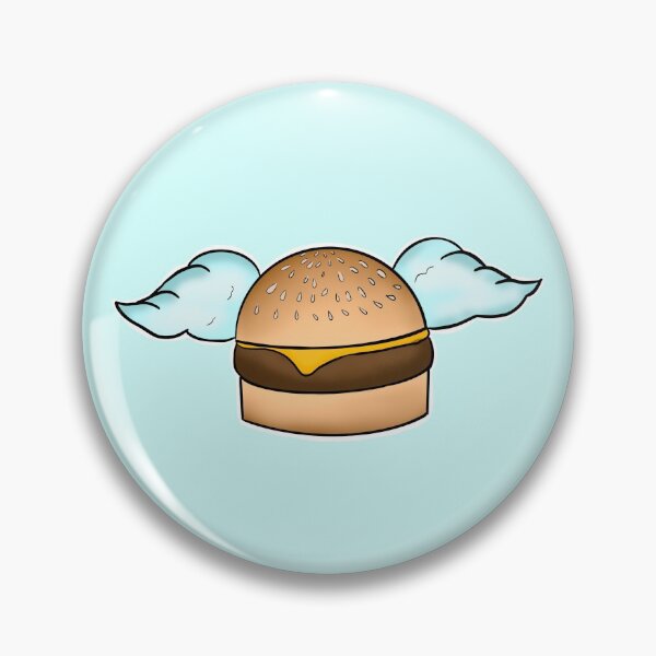 Aperçu de l'œuvre Burger volant créée et vendue par StudioSamanthaa.
