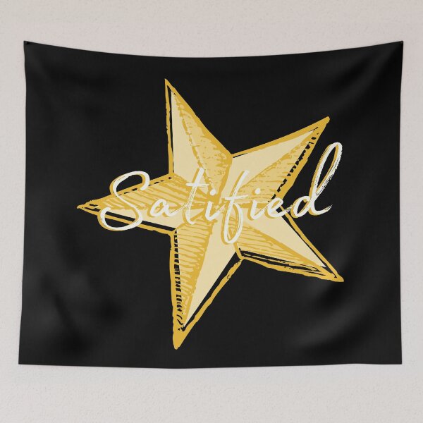 Item preview, Hamilton Quote // Satisfied designed and sold by KylieBeth Designs.