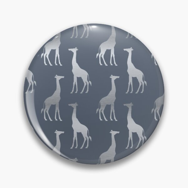 Item preview, Blue & Silver Giraffe Pattern designed and sold by DirtyAngelFace Shop.