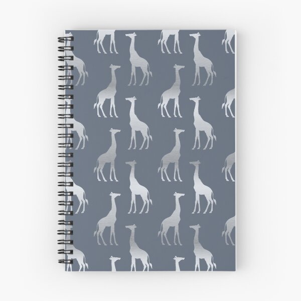 Item preview, Blue & Silver Giraffe Pattern designed and sold by DirtyAngelFace Shop.