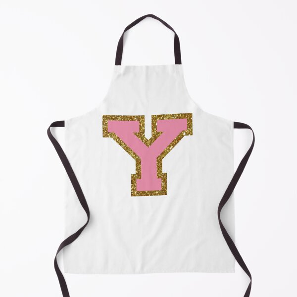 Item preview, gold and pink varsity letter Y designed and sold by byleahwithlove.
