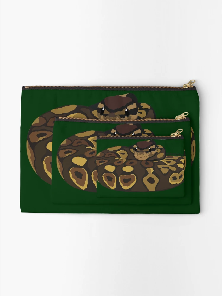 Thumbnail 2 of 4, Zipper Pouch, Royal Python(Python regius) designed and sold by Alawstrations.
