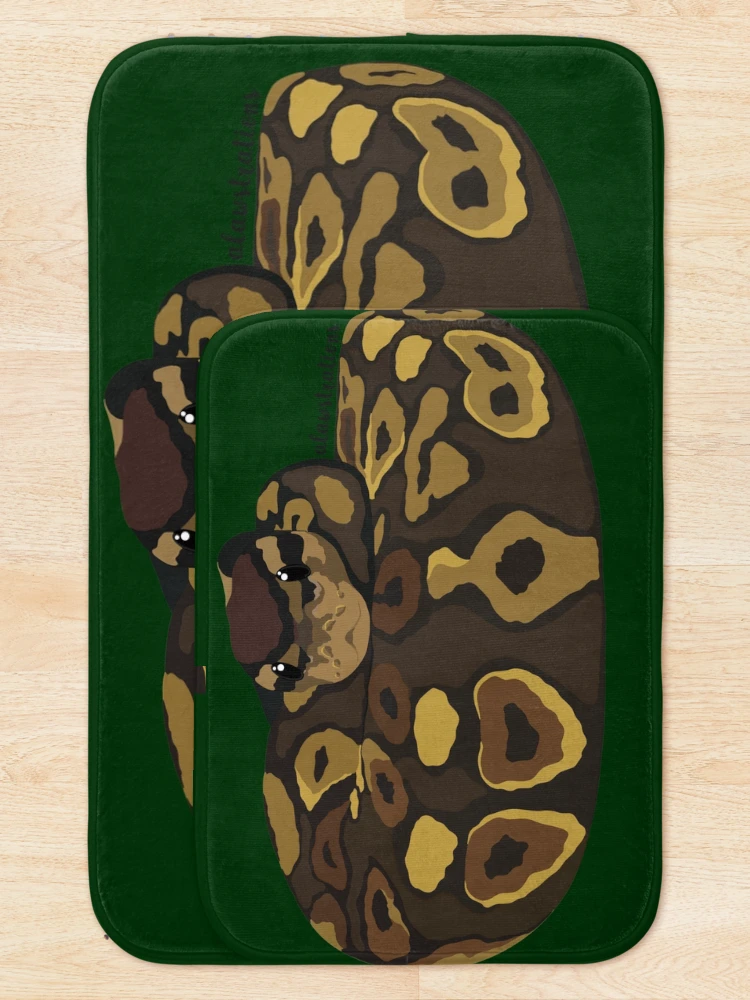 Thumbnail 5 of 6, Bath Mat, Royal Python(Python regius) designed and sold by Alawstrations.