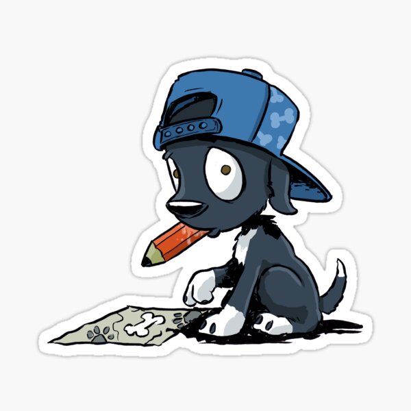 Puppies: Artist Sticker
