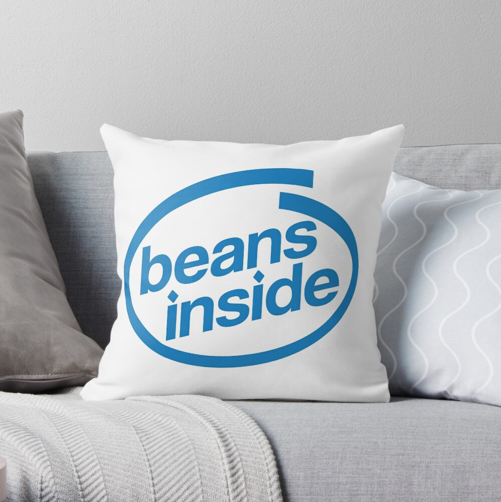 Pillow with beans on sale inside