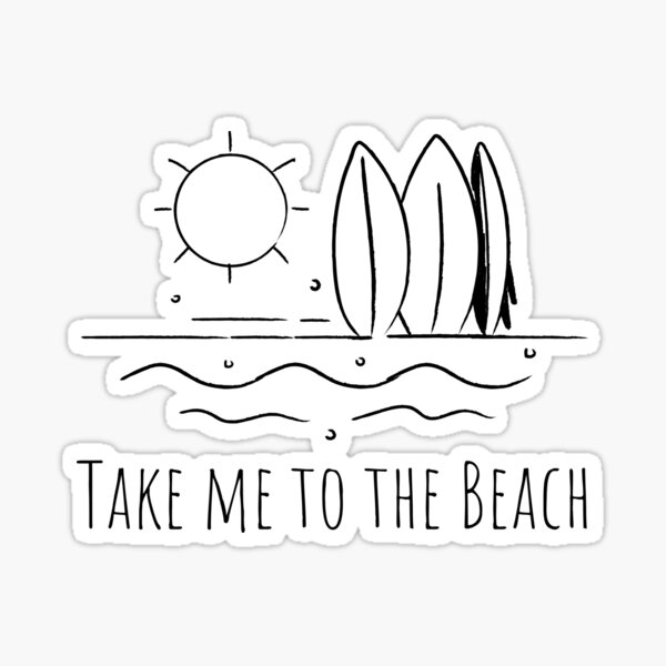 Item preview, Sun & Surf - Take Me to the Beach designed and sold by Honest-Explorer.