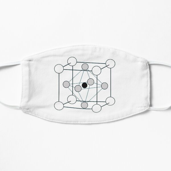 Crystal Lattice Structure Flat Mask