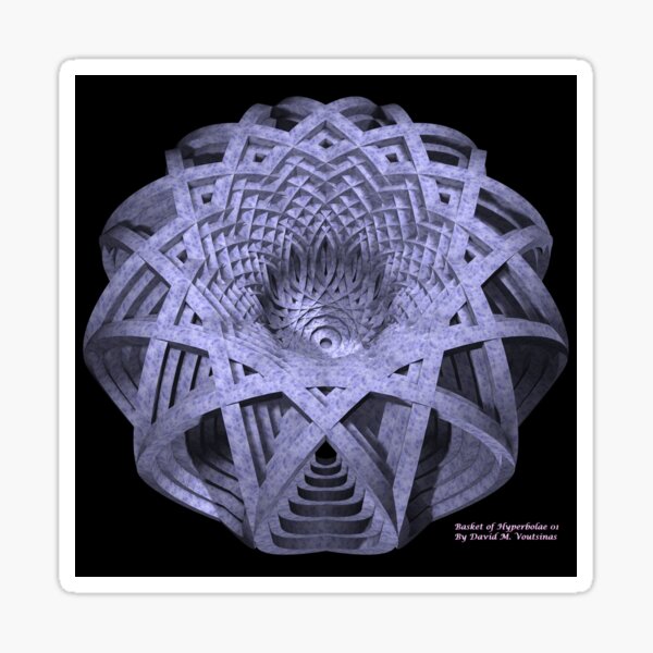 Basket of Hyperbolae Sticker