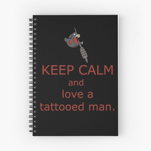 Item preview, KEEP CALM and love a tattooed man designed and sold by Dennis Pellagrino.