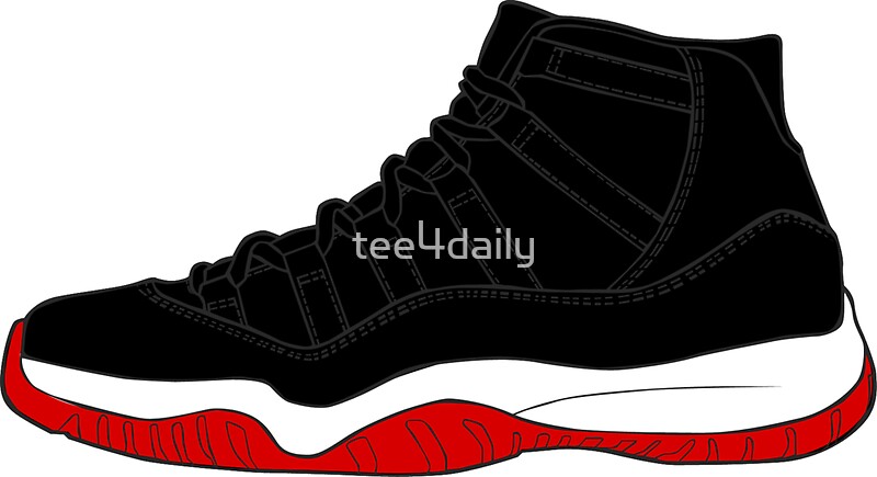"J11 Bred New" Stickers by tee4daily | Redbubble