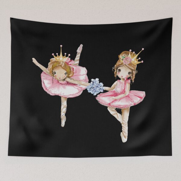 Item preview, Ballerina Dancer best friends designed and sold by sharanarnoldart.