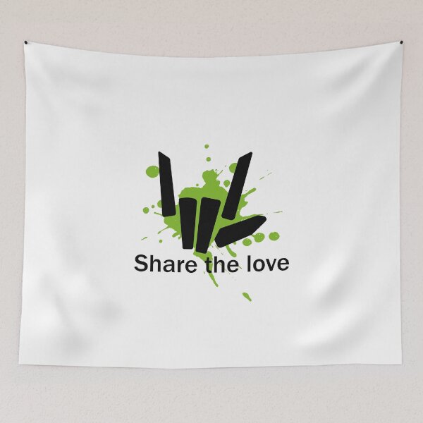 Item preview, Share the Love Green Style designed and sold by tinypurpleland.