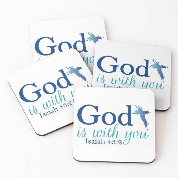 Item preview, God is with you - Isaiah 43:2 designed and sold by davetdesigns.