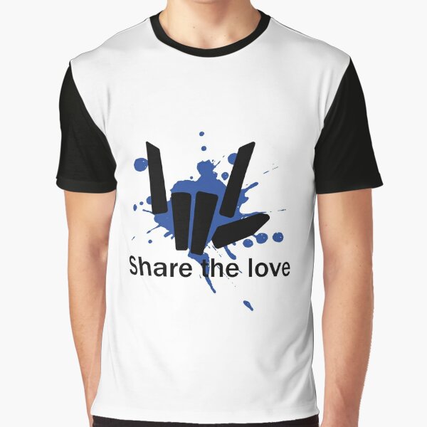 Stephen Sharer Share The Love Logo T Shirt' Unisex Baseball T