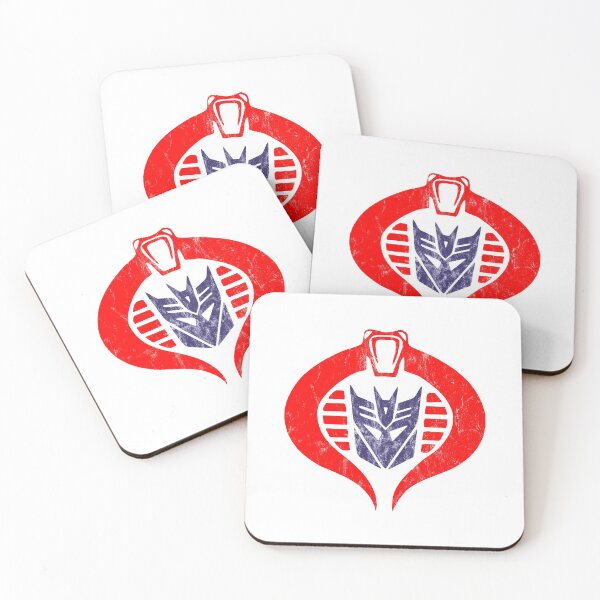Item preview, Cobra / Decepticon (distressed) designed and sold by n0l4n.