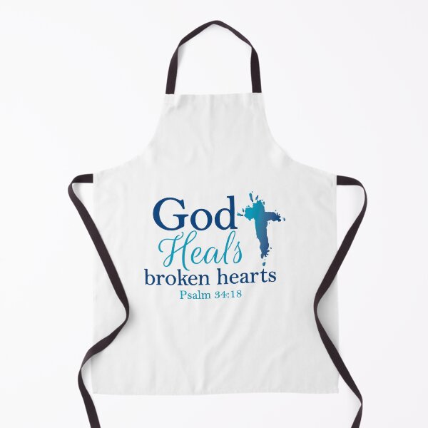 Item preview, God heals broken hearts - Psalm 34:18 designed and sold by davetdesigns.