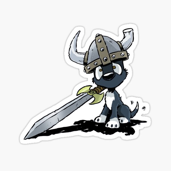 Puppies: Viking Sticker