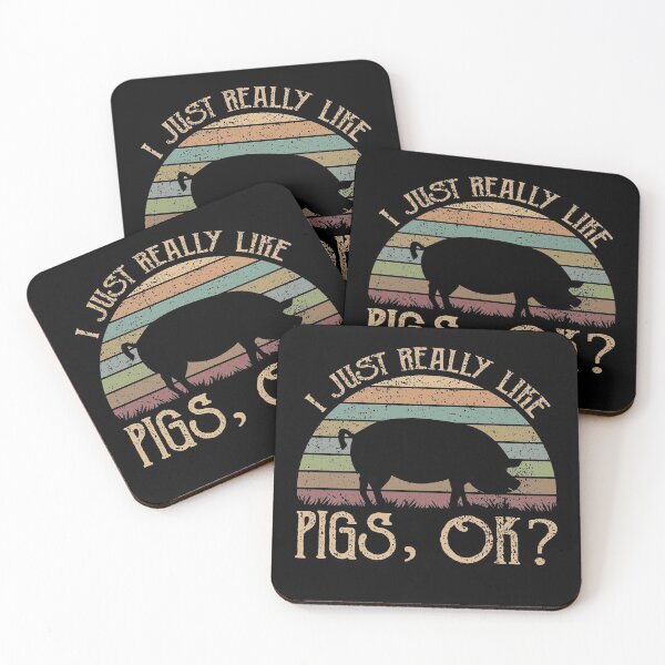 Item preview, I Just Really Like Pigs Ok designed and sold by sesa10.
