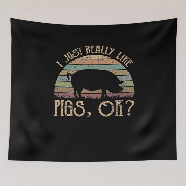 Item preview, I Just Really Like Pigs Ok designed and sold by sesa10.