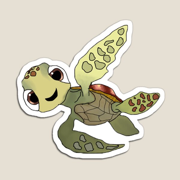 Vista previa del artículo con la obra «Squirt la tortuga», diseñado y vendido por katiexavier3.