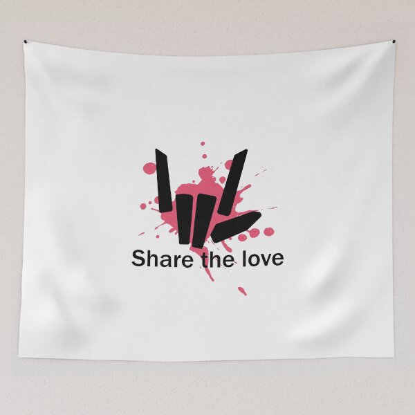 Item preview, Share the Love Pink Style designed and sold by tinypurpleland.