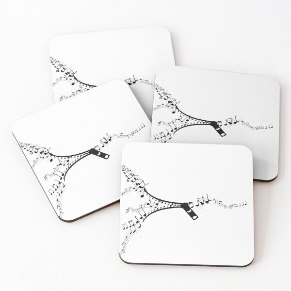 Item preview, music note zipper designed and sold by Stephanie  Skeem.