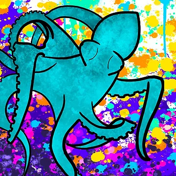 Artwork thumbnail, Inktopus (Large) by Ragpamuffin