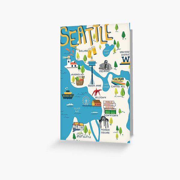 Item preview, Seattle Poster designed and sold by kaileycastro.