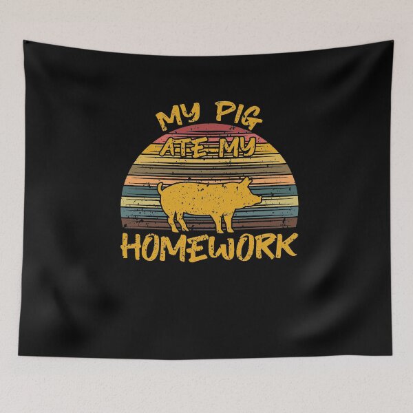 Item preview, My Pig Ate My Homework designed and sold by sesa10.