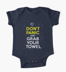 Don't Panic and Grab Your Towel One Piece - Short Sleeve