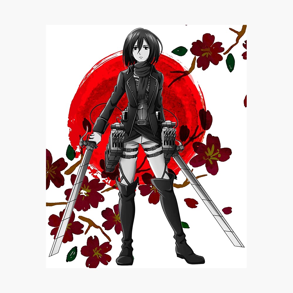 Mikasa Ackerman Poster By Billiridwan Redbubble