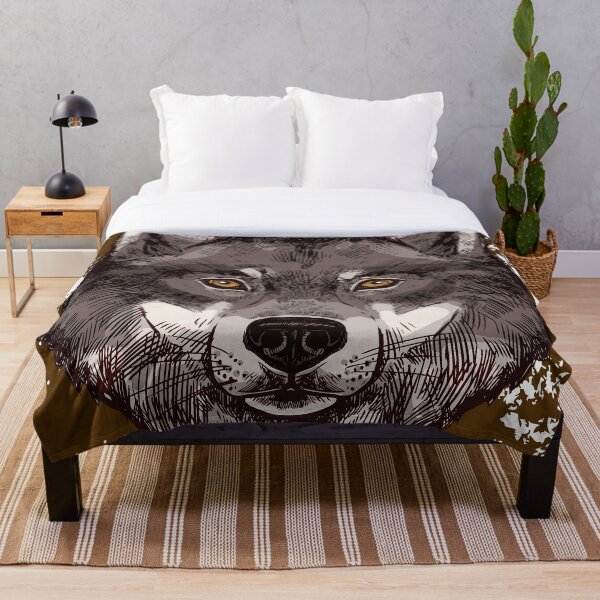 Item preview, Wolf On Brown DIstressed Background designed and sold by JacieDesigns.