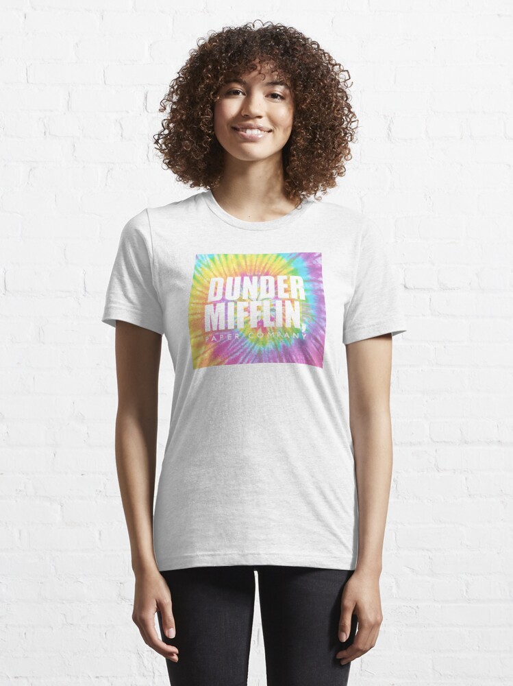 Dunder Mifflin Logo - The Office Tie Dye TShirt