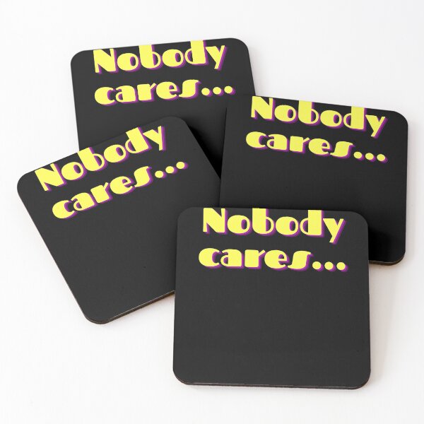 Item preview, NOBODY CARES designed and sold by HughHamilton.