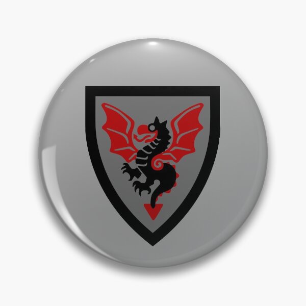 Item preview, Black Dragon Shield Emblem  designed and sold by Highonbricks.