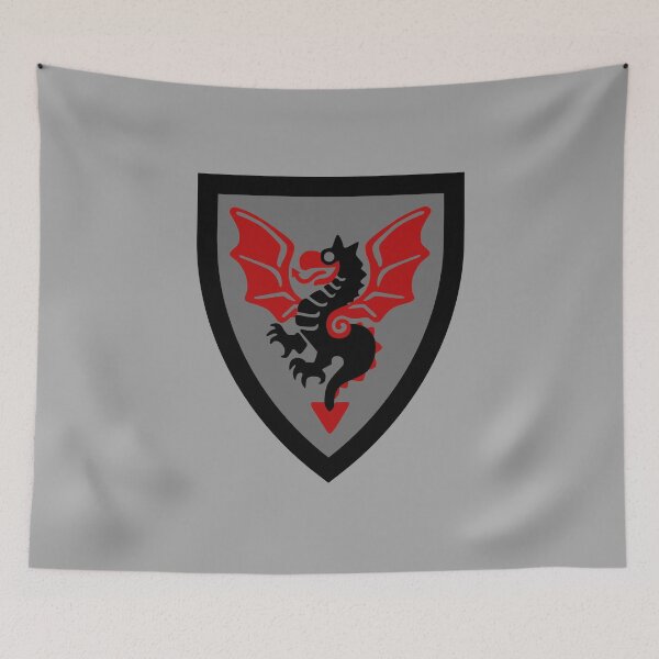 Item preview, Black Dragon Shield Emblem  designed and sold by Highonbricks.
