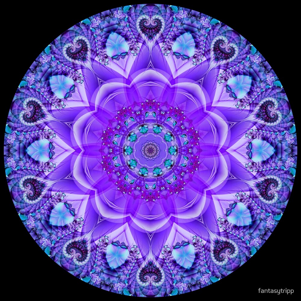 purple kaleidoscope image