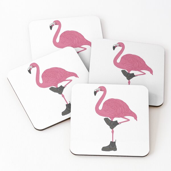 Item preview, Flamingo in Doc Martins designed and sold by Mitchell Sisters.