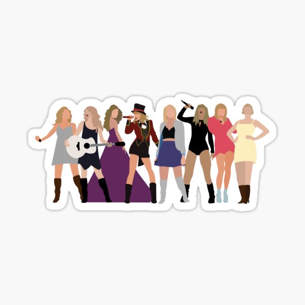 Taylor Swift Eras Stickers | Redbubble