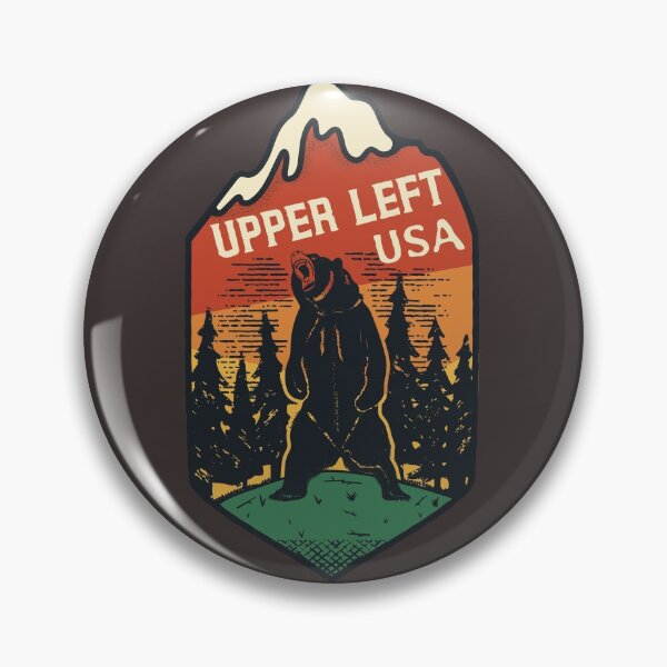 Item preview, Upper Left USA | PNW Bear Graphic designed and sold by CarpeDiemLife.