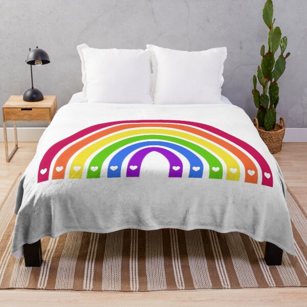 Item preview, Rainbow with Hearts designed and sold by By Stacy Dawn.