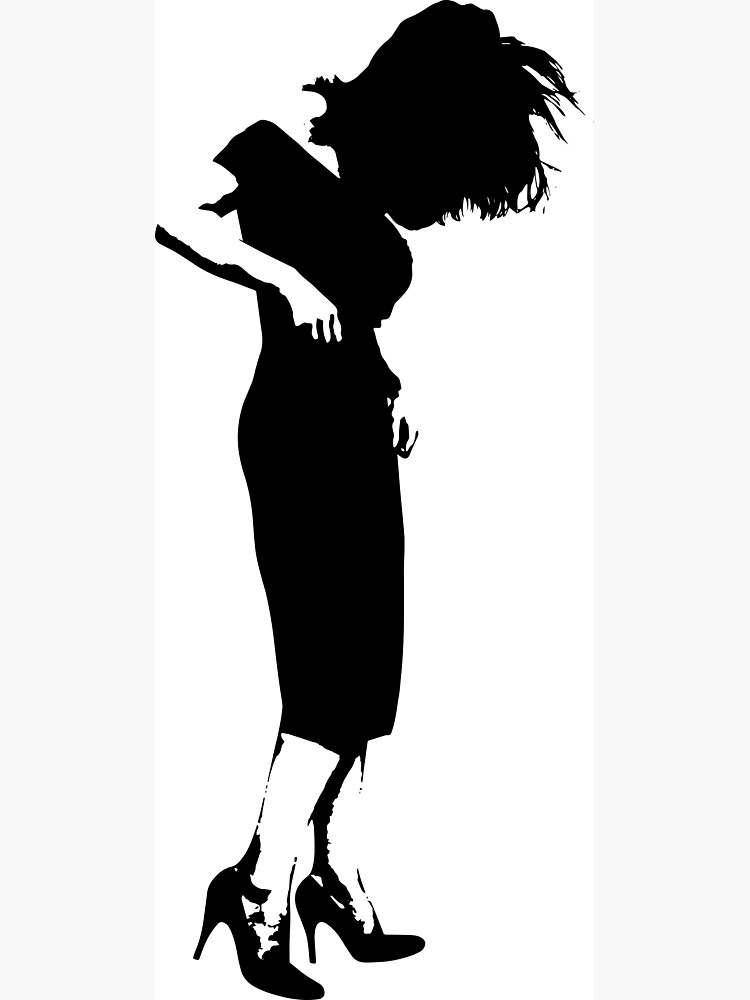 Robert Longo Men In The Cities Woman 2 Premium Matte Vertical Poster