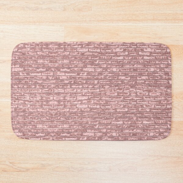 Item preview, Metallic Pink Bricks, Brick Wall, Bricks, Brick Pattern, Simple Pink, Pink Background  designed and sold by Clancy Rodgers.