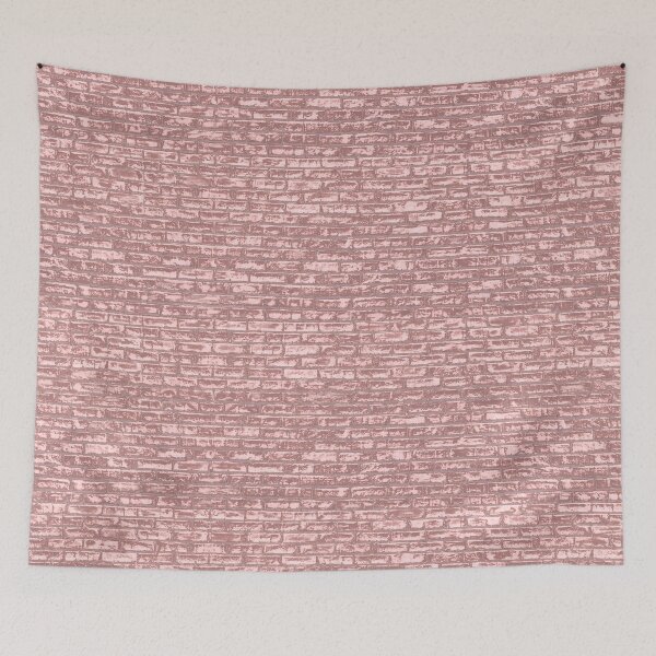 Item preview, Metallic Pink Bricks, Brick Wall, Bricks, Brick Pattern, Simple Pink, Pink Background  designed and sold by Clancy Rodgers.