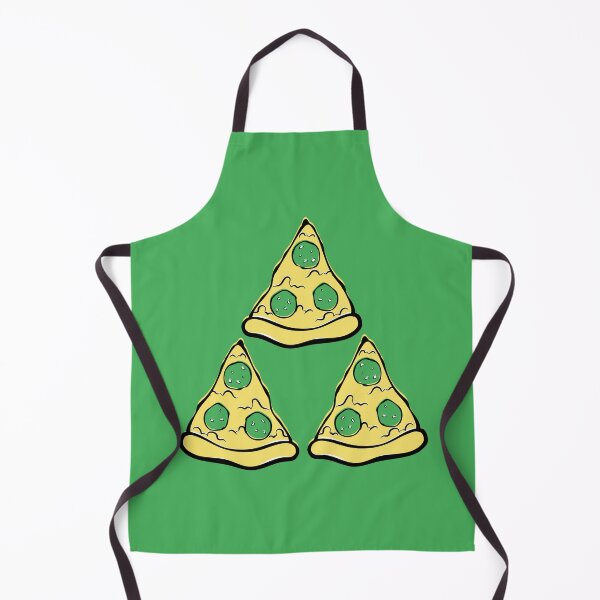 Pizza Pie-Force Green Apron