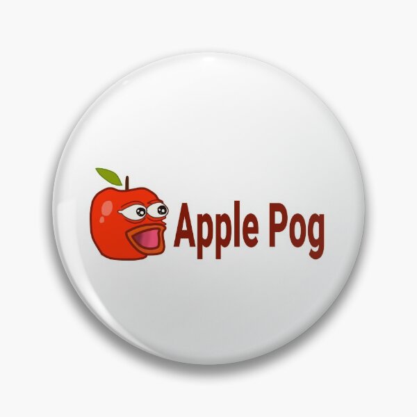 Item preview, Apple pog with text designed and sold by Cloud Five.