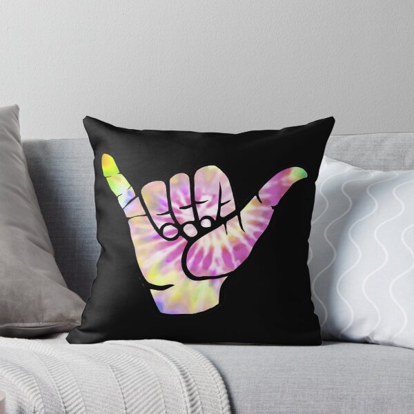 Item preview, Shakka (Shaka) Hawaiian Hang Loose Hand Sign in popular pastel tie dye watercolors. designed and sold by StickerArtwork.