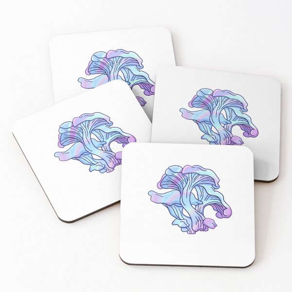 Item preview, Holographic grouped mushrooms designed and sold by ChaotiKatt.