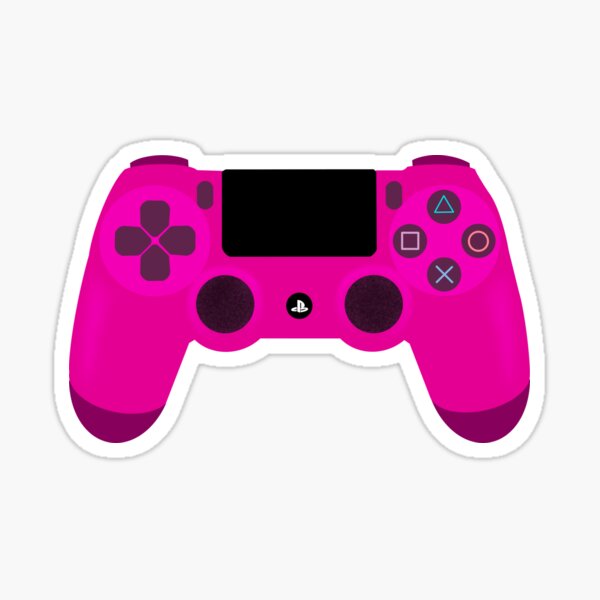 pink playstation controller