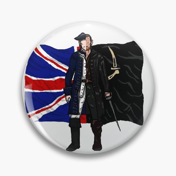 Item preview, Lietenant McGraw and Captain Flint - Black Sails designed and sold by Kira Shaw.